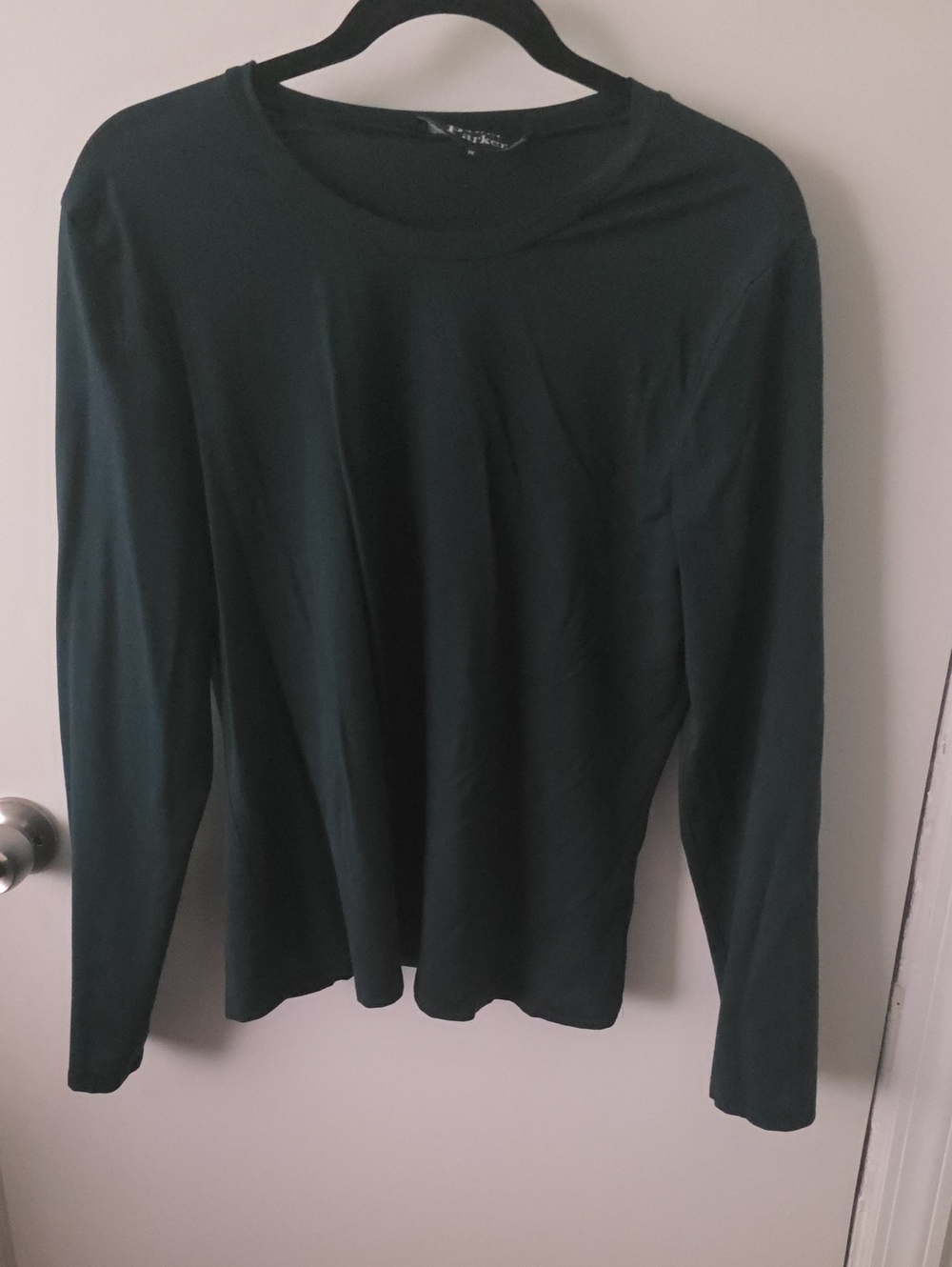 Everyday Long Sleeve Crewneck Tee - Black